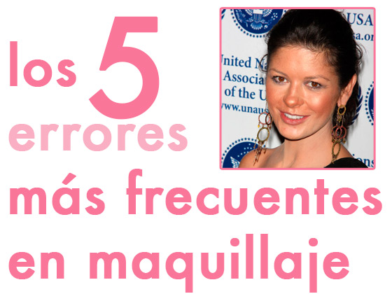 LOS CINCO ERRORES MÁS FRECUENTES EN MAQUILLAJE