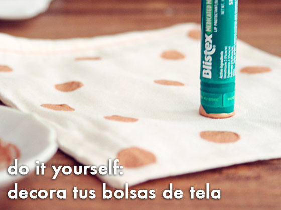 Do it yourself: decora tus bolsas de tela